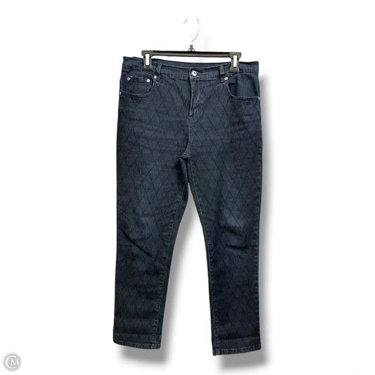 Jeans Straight By Diane Gilman In Blue Denim, Size: 10p