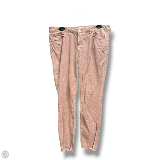 Pants Corduroy By Loft In Pink, Size: 8