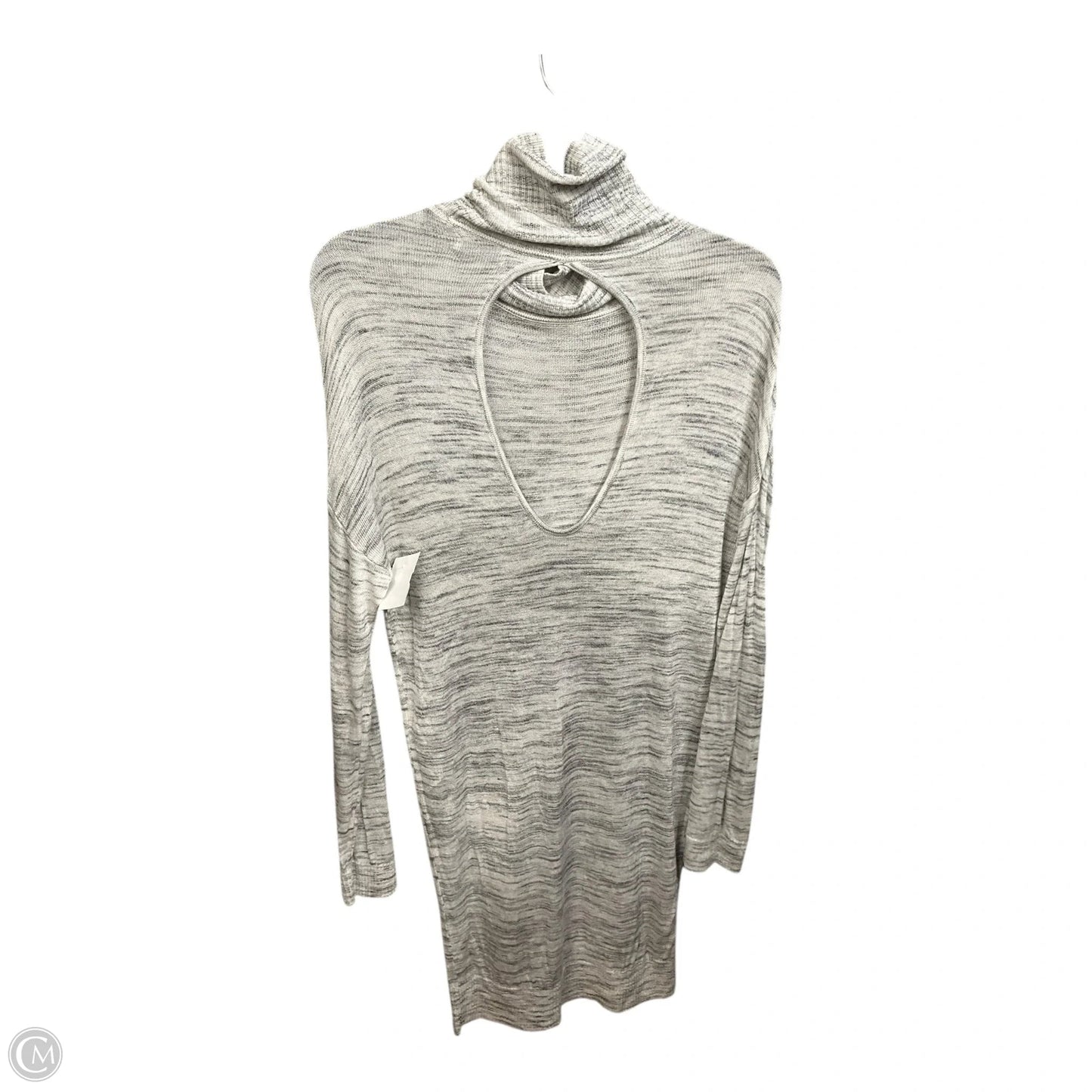 Dress Casual Short By Clothes Mentor In Grey & White, Size: S