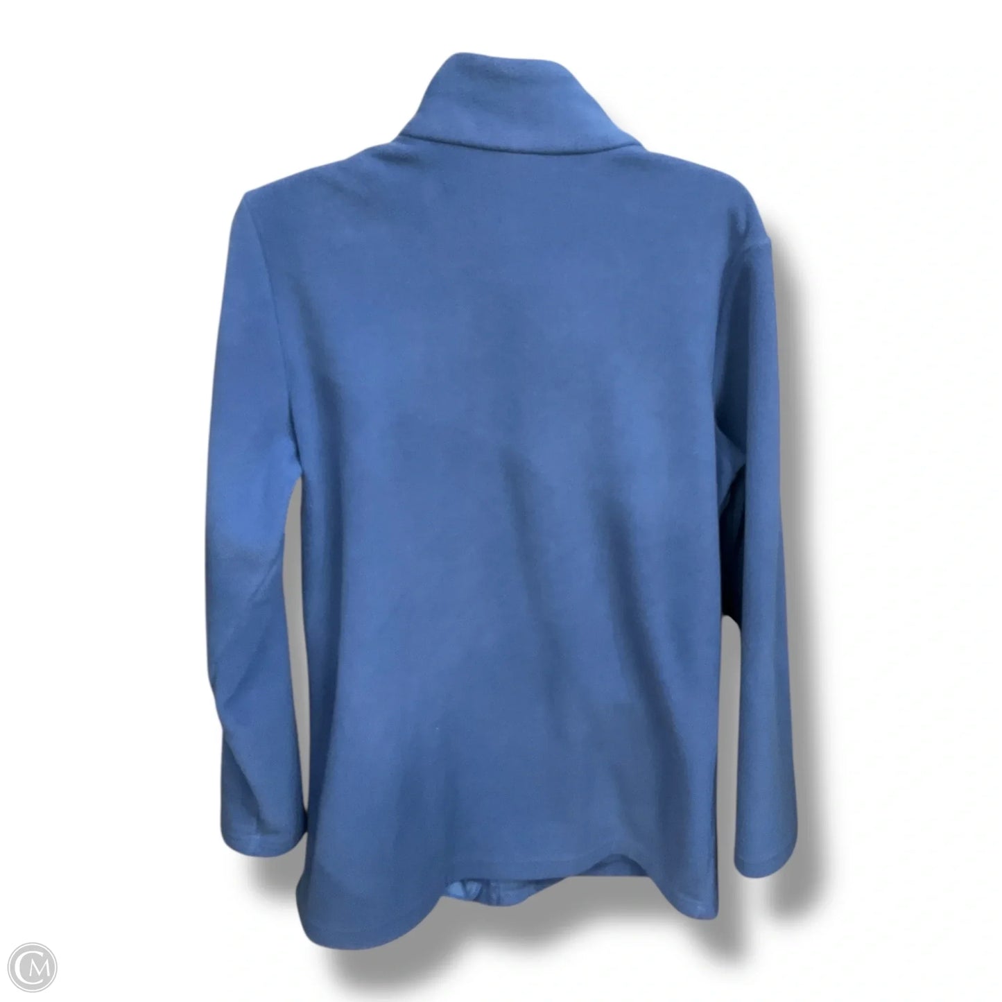 Jacket Fleece By Blair In Blue, Size: M