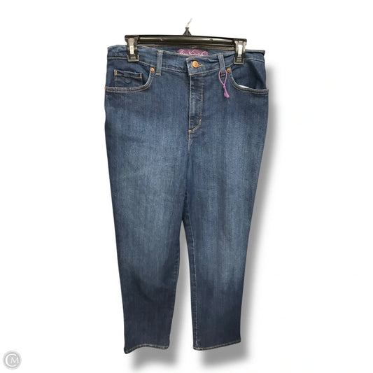 Jeans Straight By Gloria Vanderbilt In Blue Denim, Size: 12