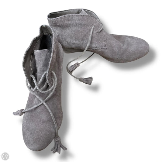 Boots Ankle Heels By Crown Vintage In Taupe, Size: 7.5