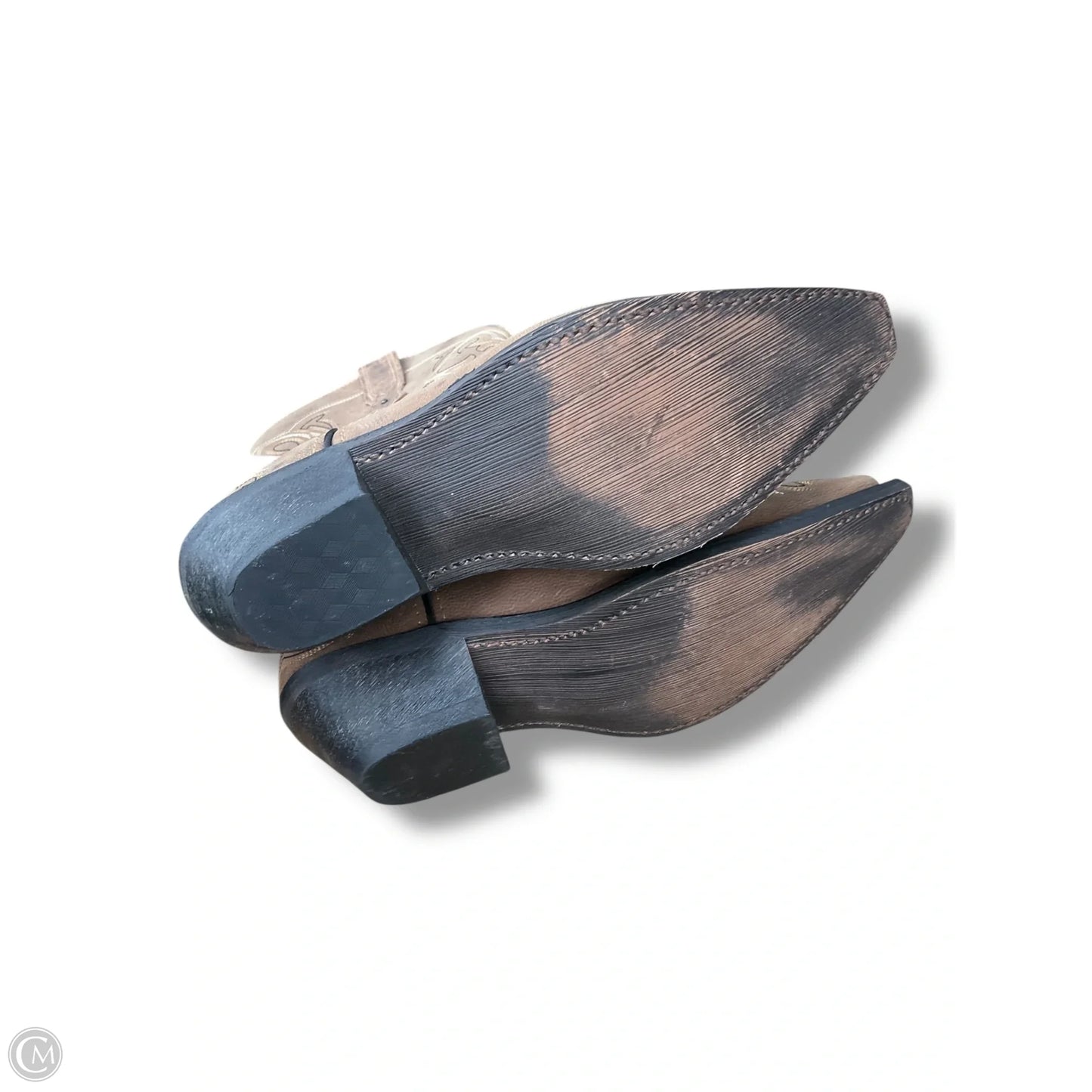 Boots Western By Clothes Mentor In Brown, Size: 7.5