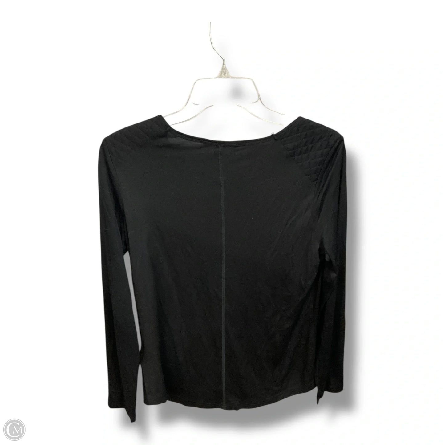 Top Long Sleeve Basic By Banana Republic In Black, Size: M