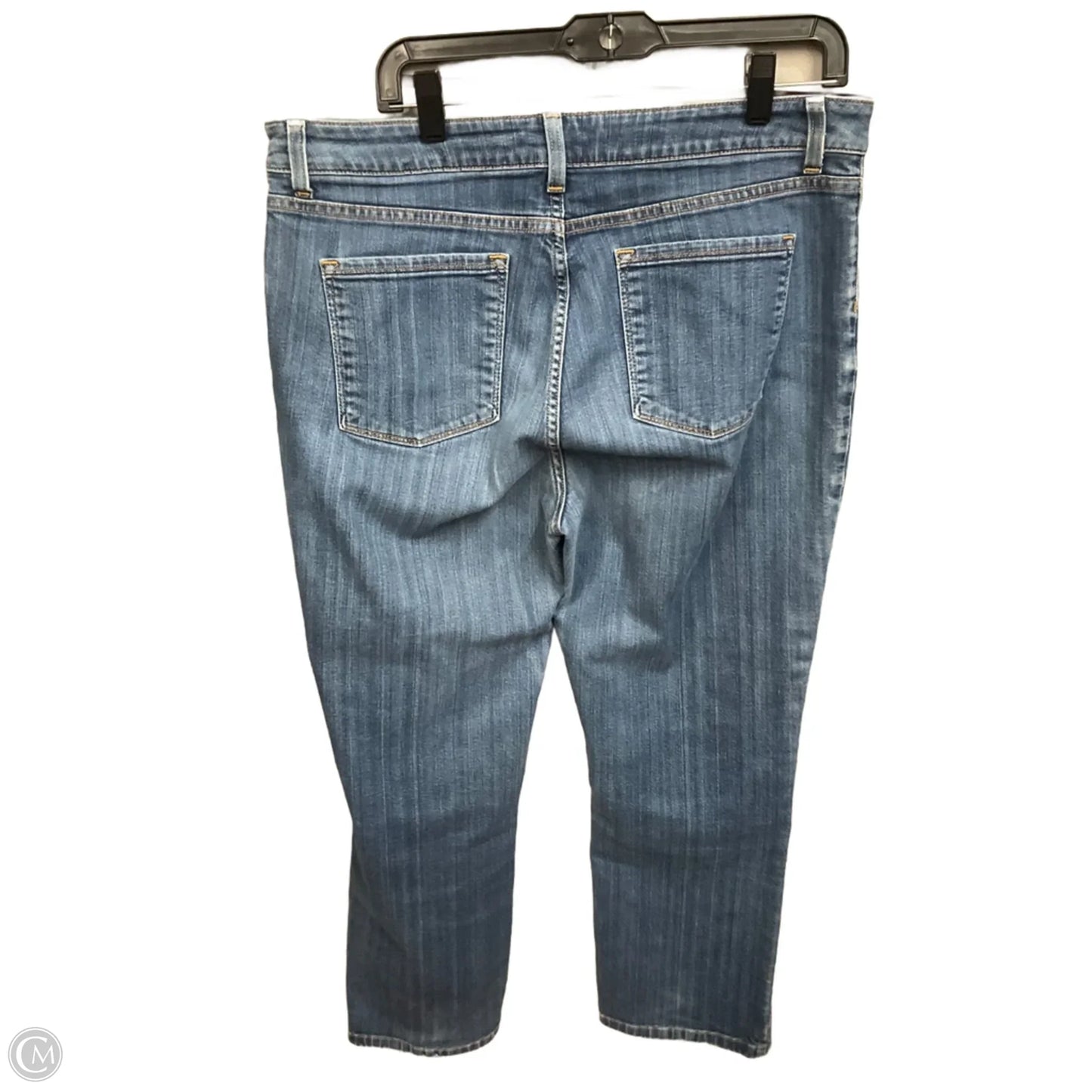 Jeans Straight By L.l. Bean In Blue Denim, Size: 16