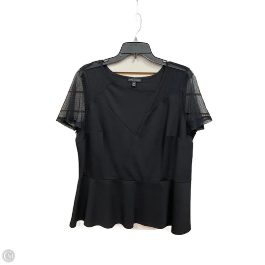 Top Short Sleeve Basic By Lane Bryant In Black, Size: 2x