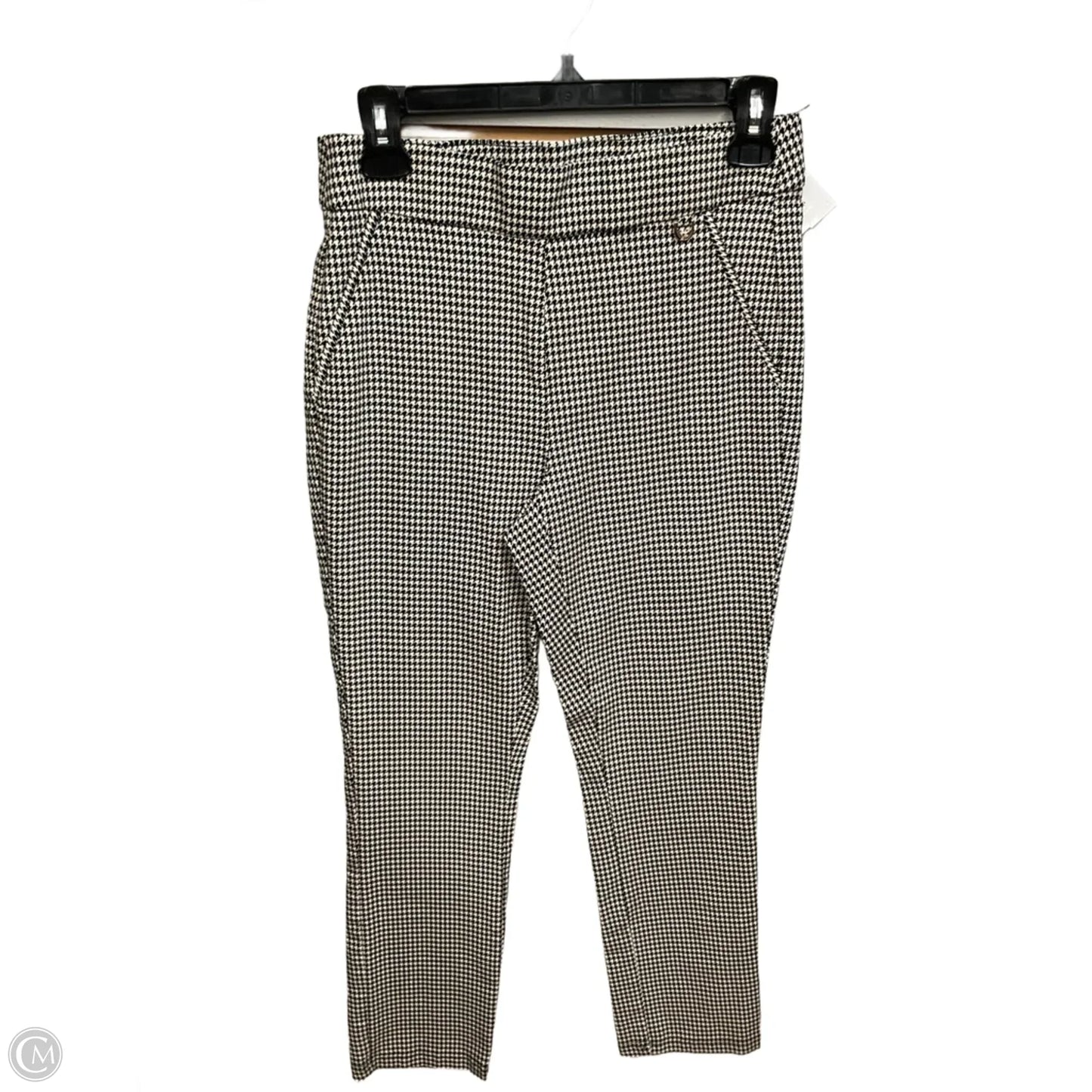 Pants Leggings By Rafaella In Black & Cream, Size: 6