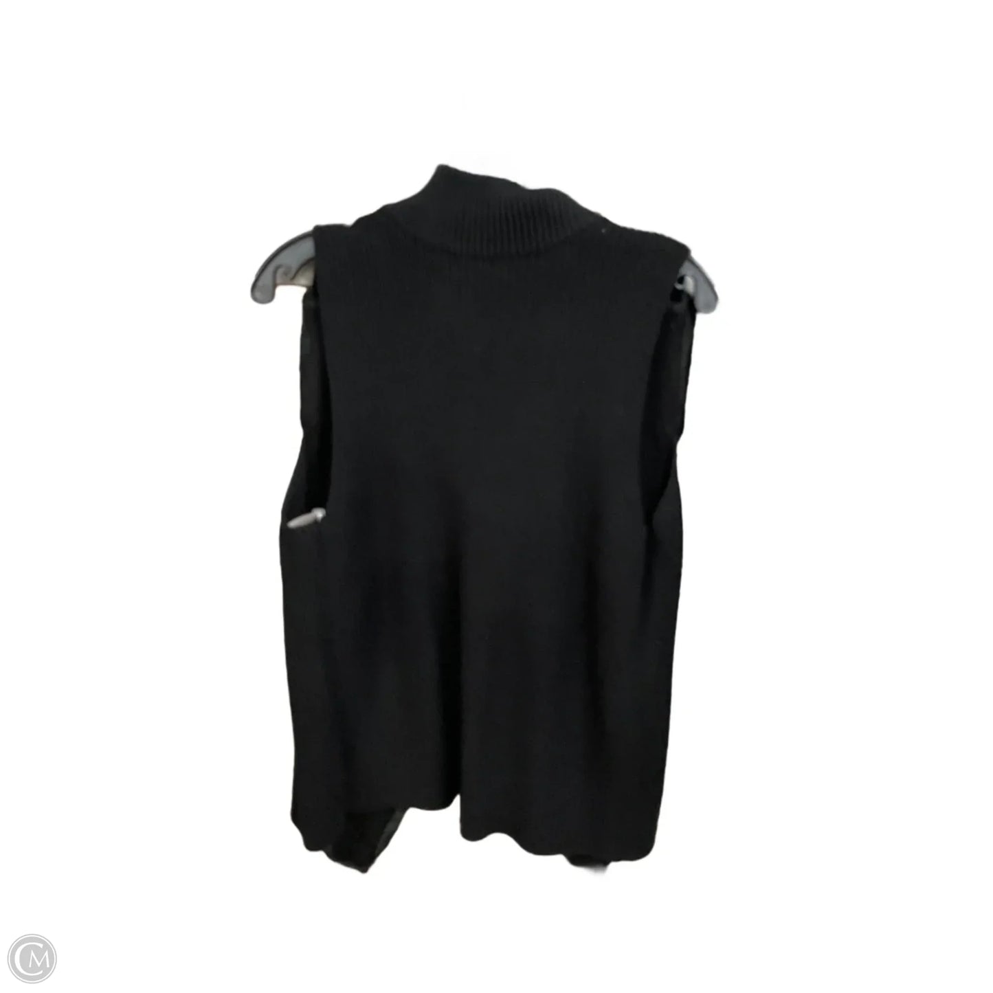 Vest Faux Fur & Sherpa By Alfani In Black, Size: Lp