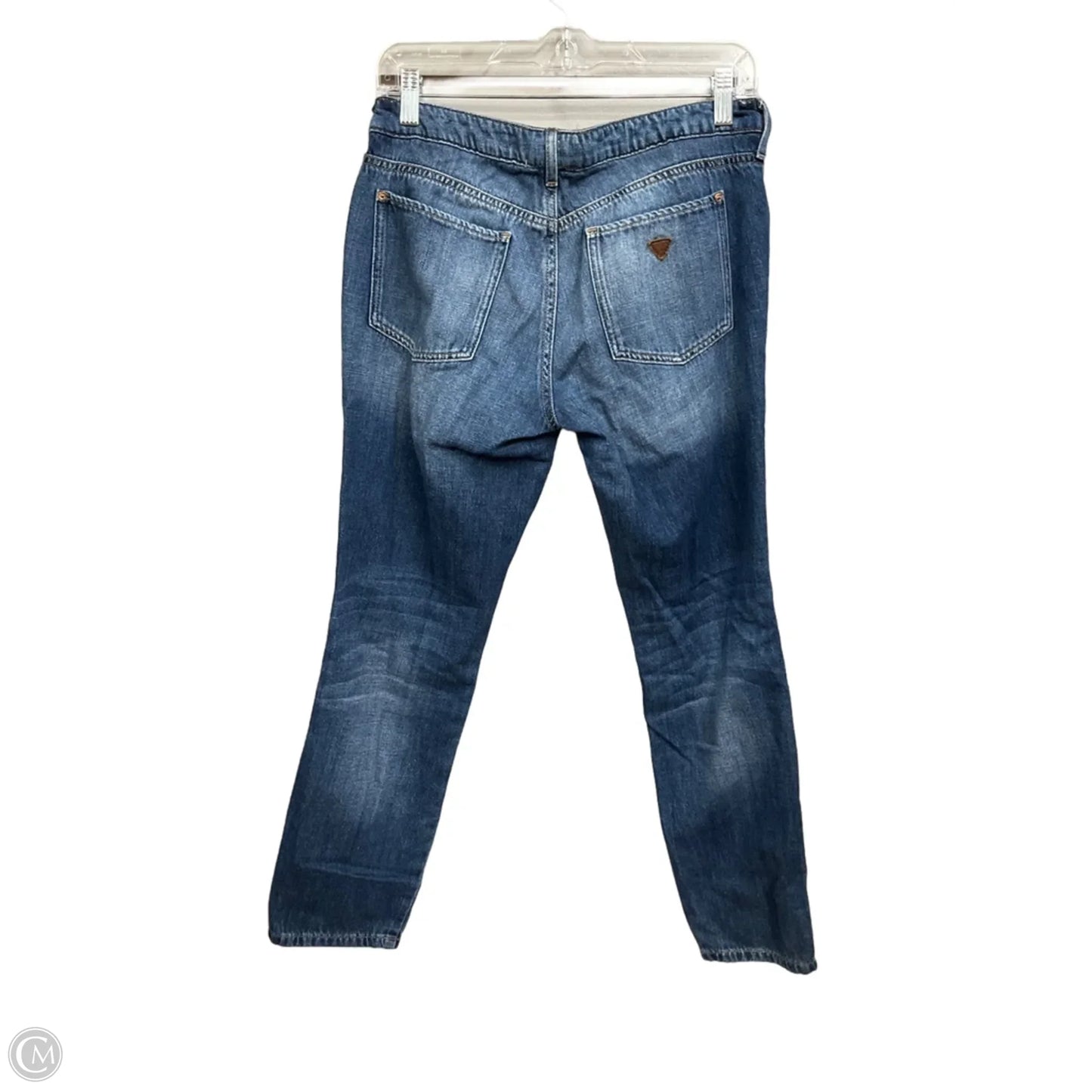 Jeans Skinny By Guess In Blue Denim, Size: 6