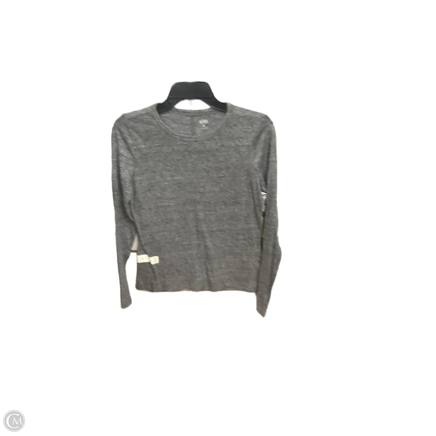 Top Long Sleeve Basic By Ana In Grey, Size: Xs