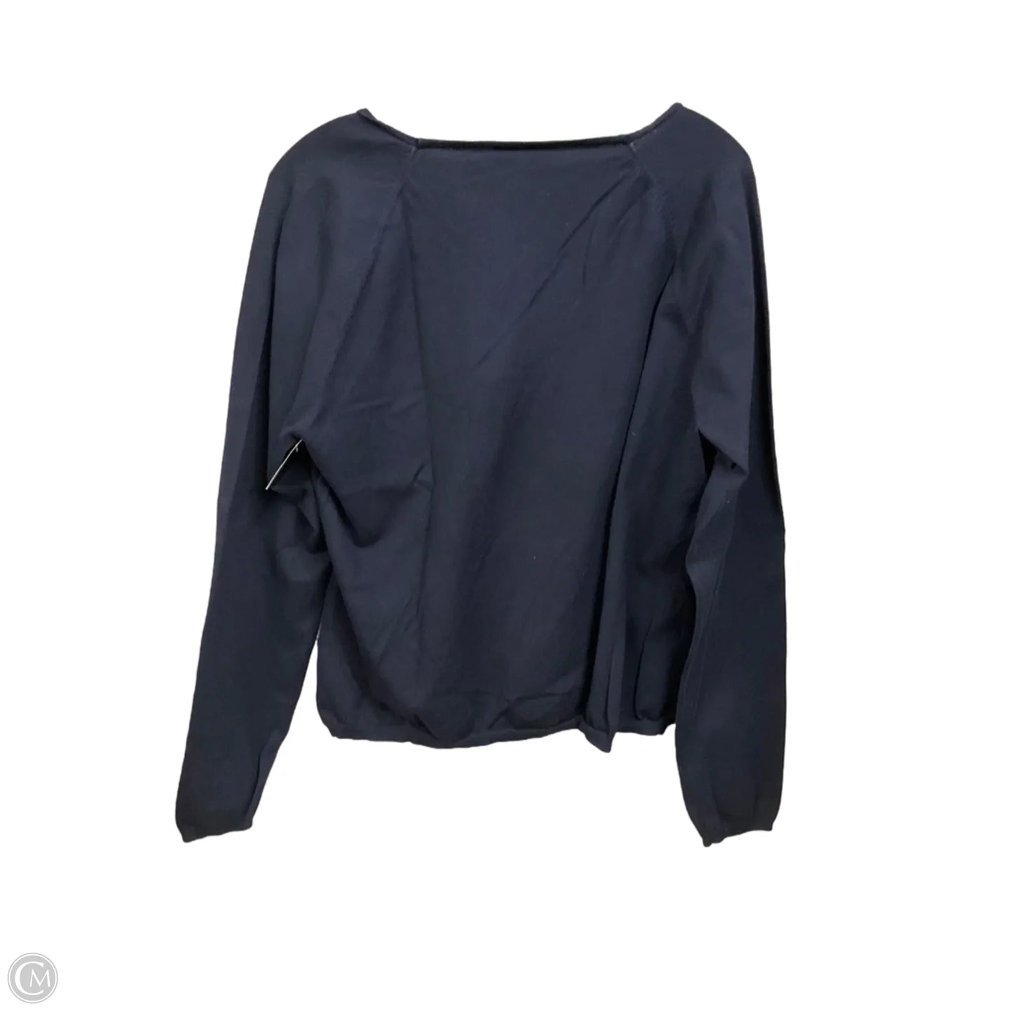 Top Long Sleeve Basic By Talbots In Navy, Size: Xl