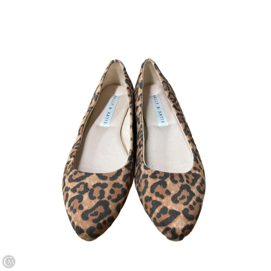 Shoes Flats By Kelly And Katie In Animal Print, Size: 7.5