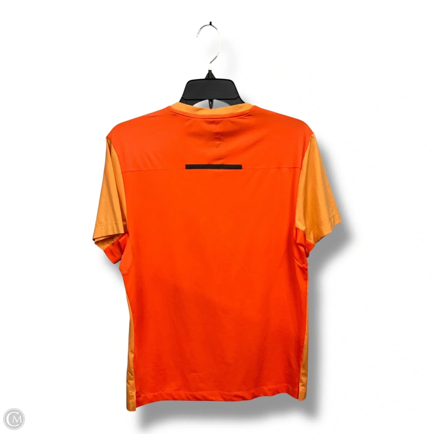 Athletic Top Short Sleeve By Flx In Orange, Size: S