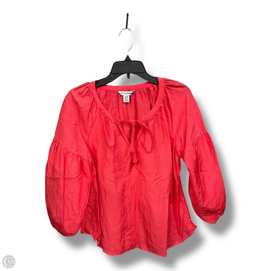 Top 3/4 Sleeve Basic By Tommy Bahama In Peach, Size: M