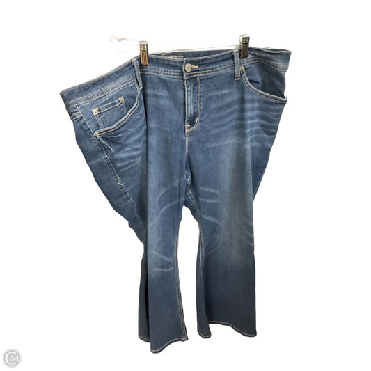 Jeans Wide Leg By Torrid In Blue Denim, Size: 22