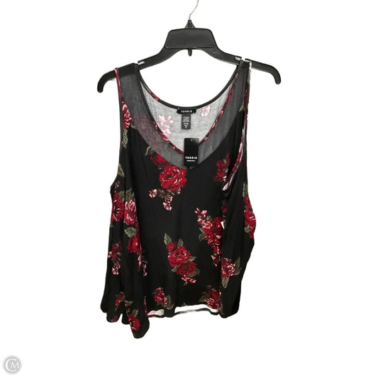 Top 3/4 Sleeve By Torrid In Floral Print, Size: 4x