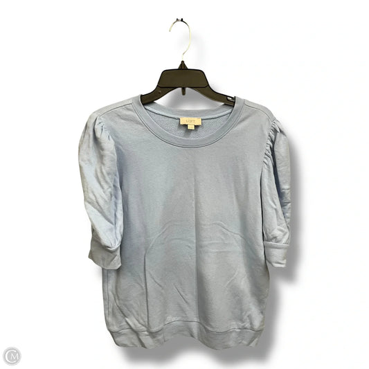 Top 3/4 Sleeve Basic By Loft In Blue, Size: M