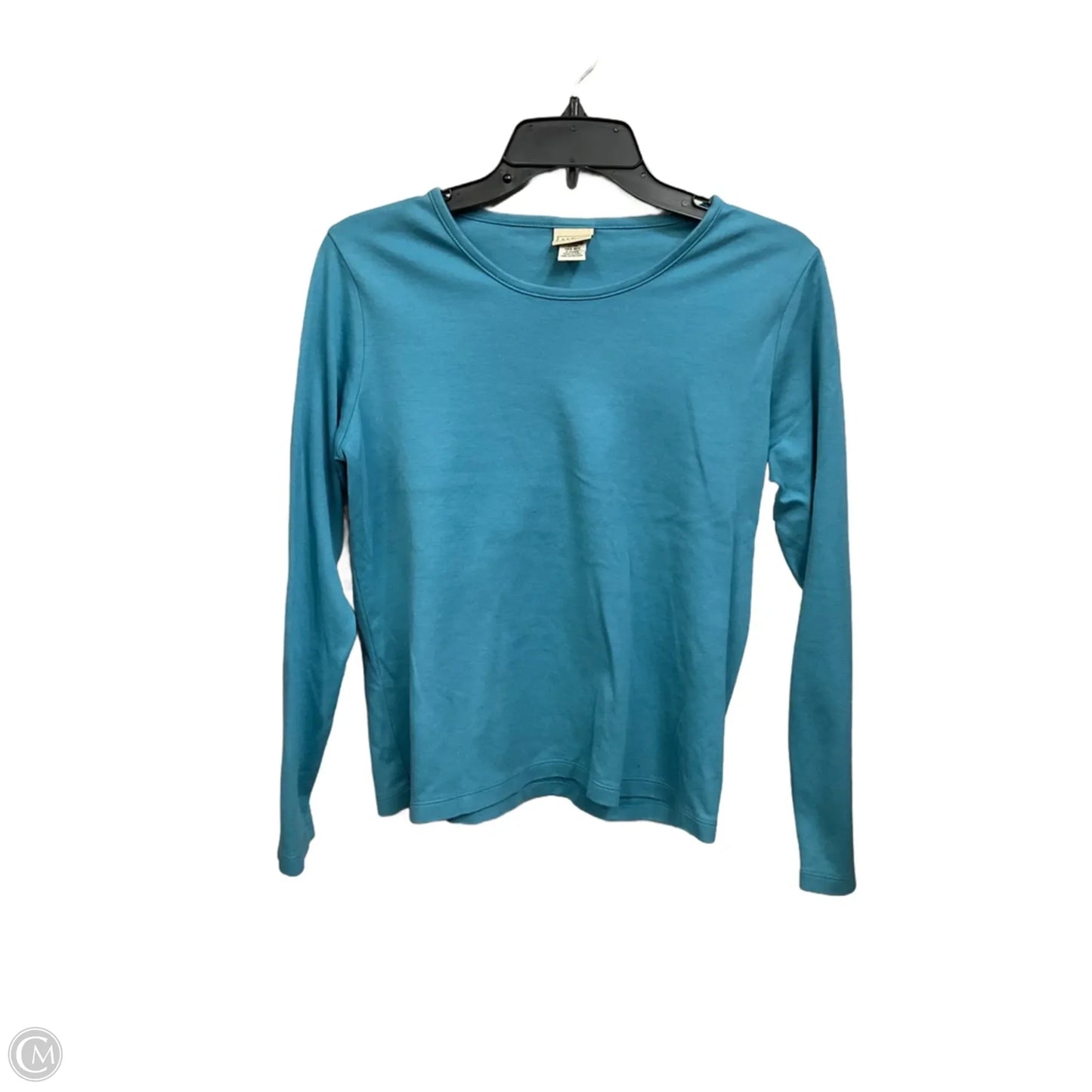 Top Long Sleeve Basic By L.l. Bean In Teal, Size: M
