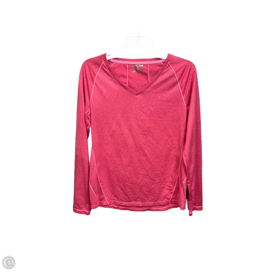 Athletic Top Long Sleeve Crewneck By Clothes Mentor In Pink, Size: M