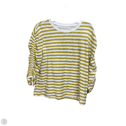 Top Long Sleeve By Clothes Mentor In Striped Pattern, Size: L