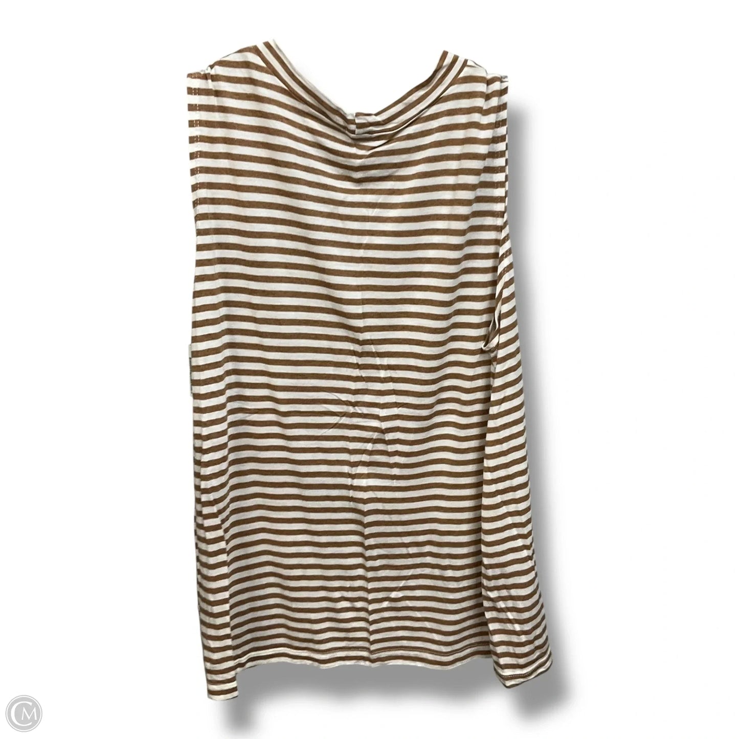 Top Sleeveless By Cmc In Striped Pattern, Size: S