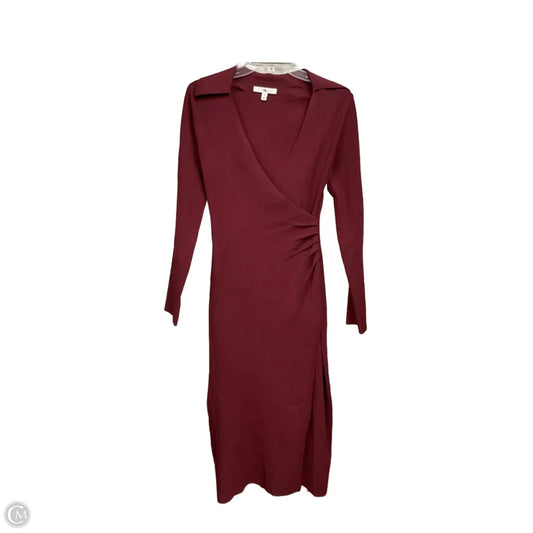 Dress Party Long By Clothes Mentor In Maroon, Size: S