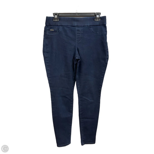 Jeans Skinny By Nine West Apparel In Blue Denim, Size: 8