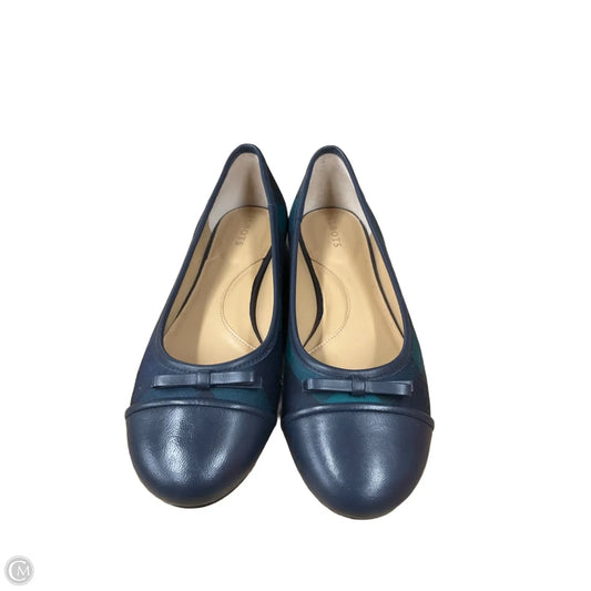Shoes Flats By Talbots In Blue & Green, Size: 8.5