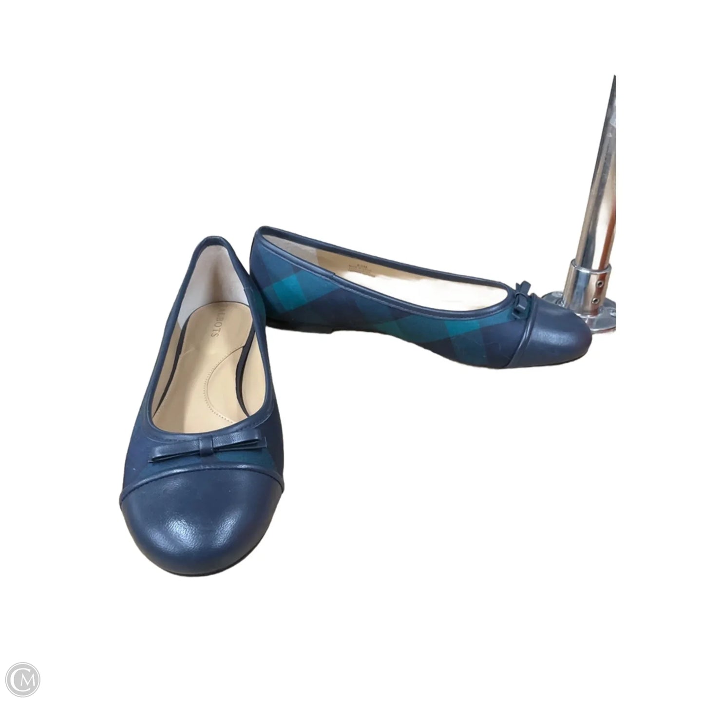 Shoes Flats By Talbots In Blue & Green, Size: 8.5