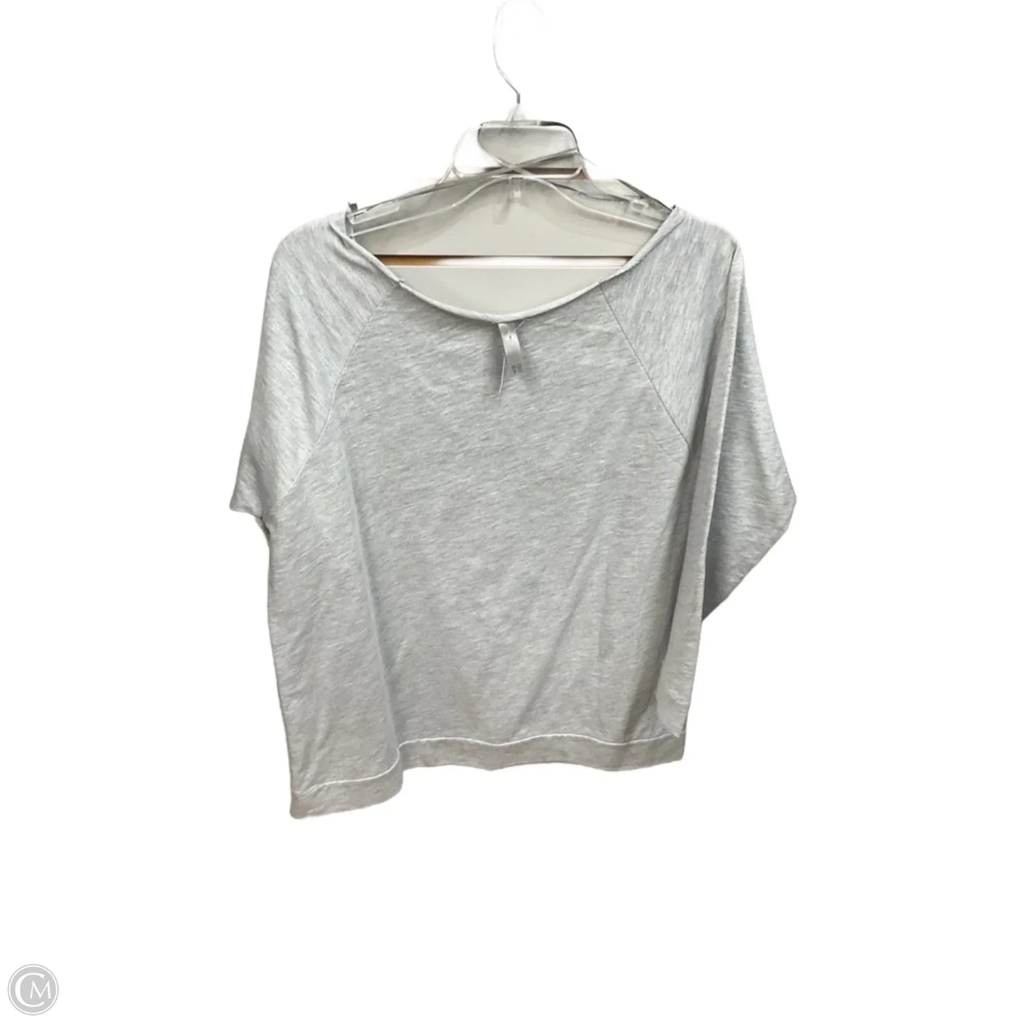 Top Long Sleeve Basic By Clothes Mentor In Grey, Size: Xl