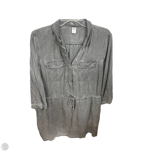Dress Casual Short By Old Navy In Grey, Size: Xl