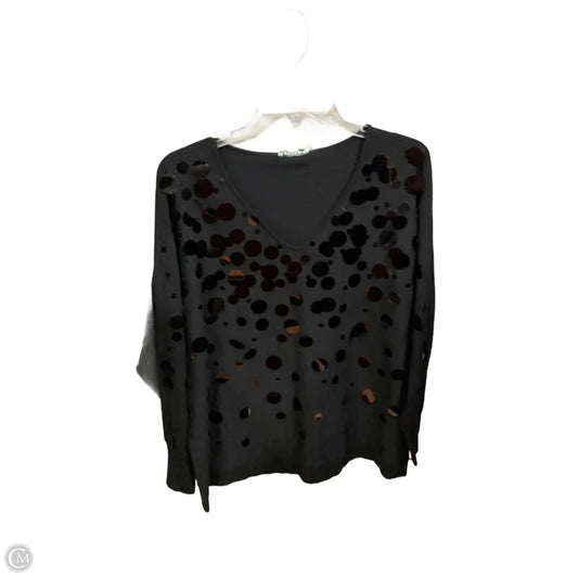 Top Long Sleeve Basic By Chicos In Black, Size: Xl