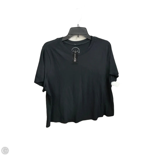Top Short Sleeve Basic By Inc In Black, Size: 2x