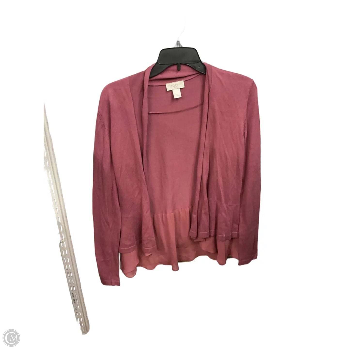 Cardigan By Loft In Mauve, Size: L