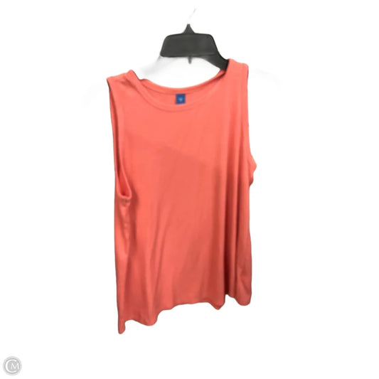 Top Sleeveless Basic By Old Navy In Coral, Size: M