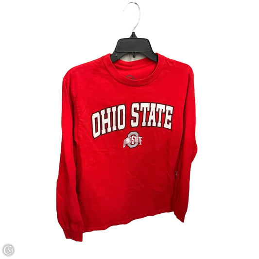 Top Long Sleeve Basic By Clothes Mentor In Red, Size: S