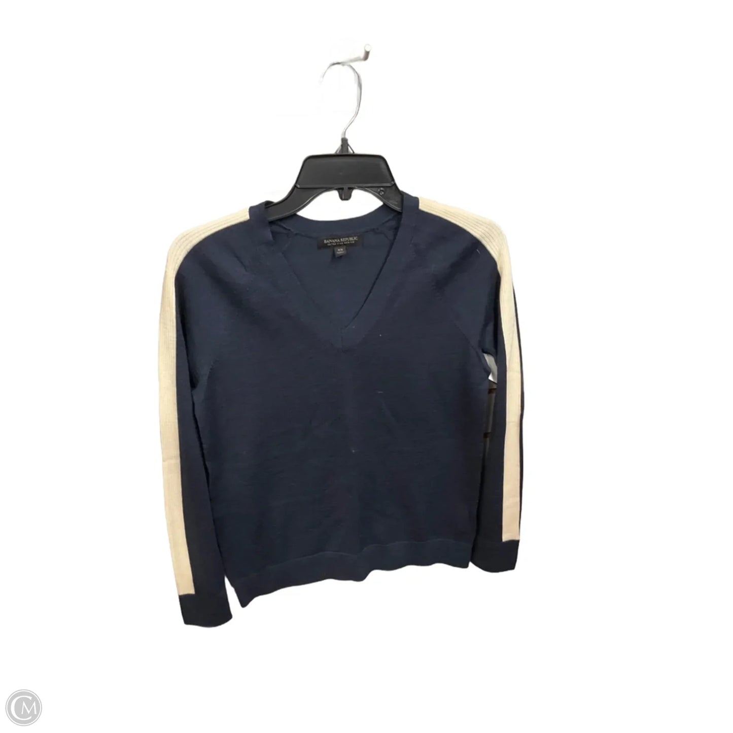 Top Long Sleeve Basic By Banana Republic In Navy, Size: Xs