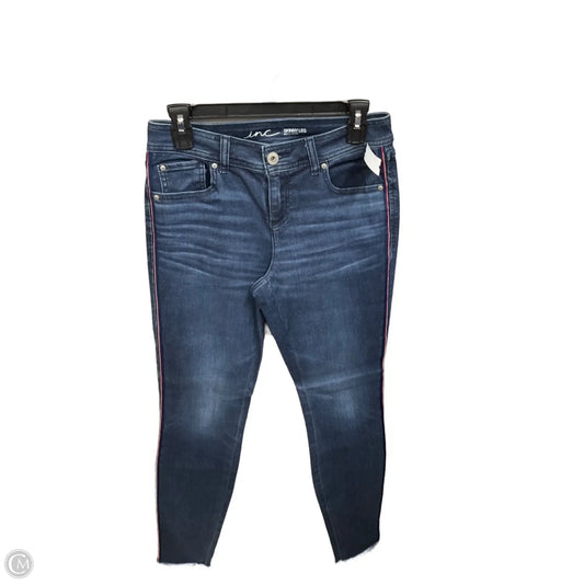 Jeans Skinny By Inc In Blue Denim, Size: 4