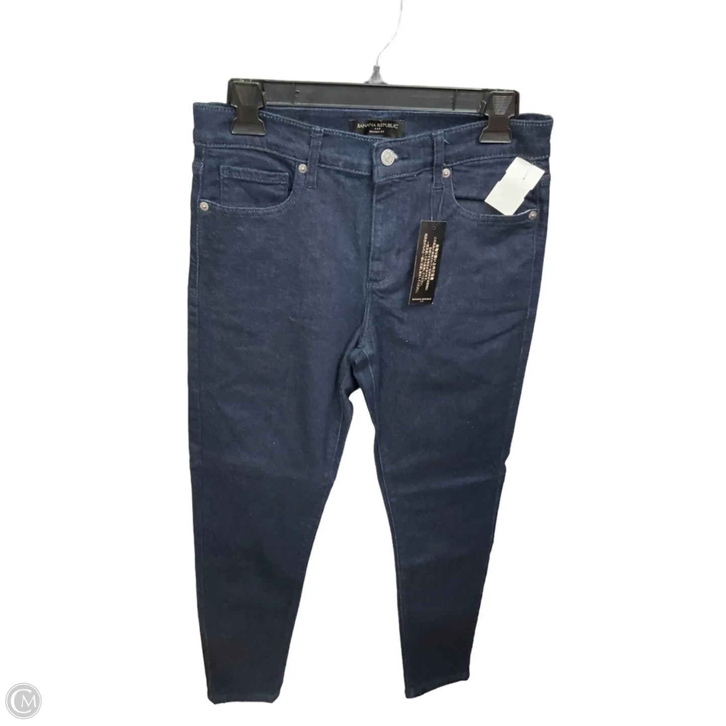 Jeans Skinny By Banana Republic In Blue Denim, Size: 4