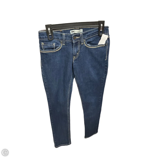 Jeans Skinny By Levis In Blue Denim, Size: 4