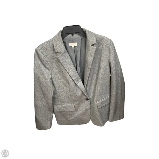 Blazer By Loft In Grey, Size: Xl