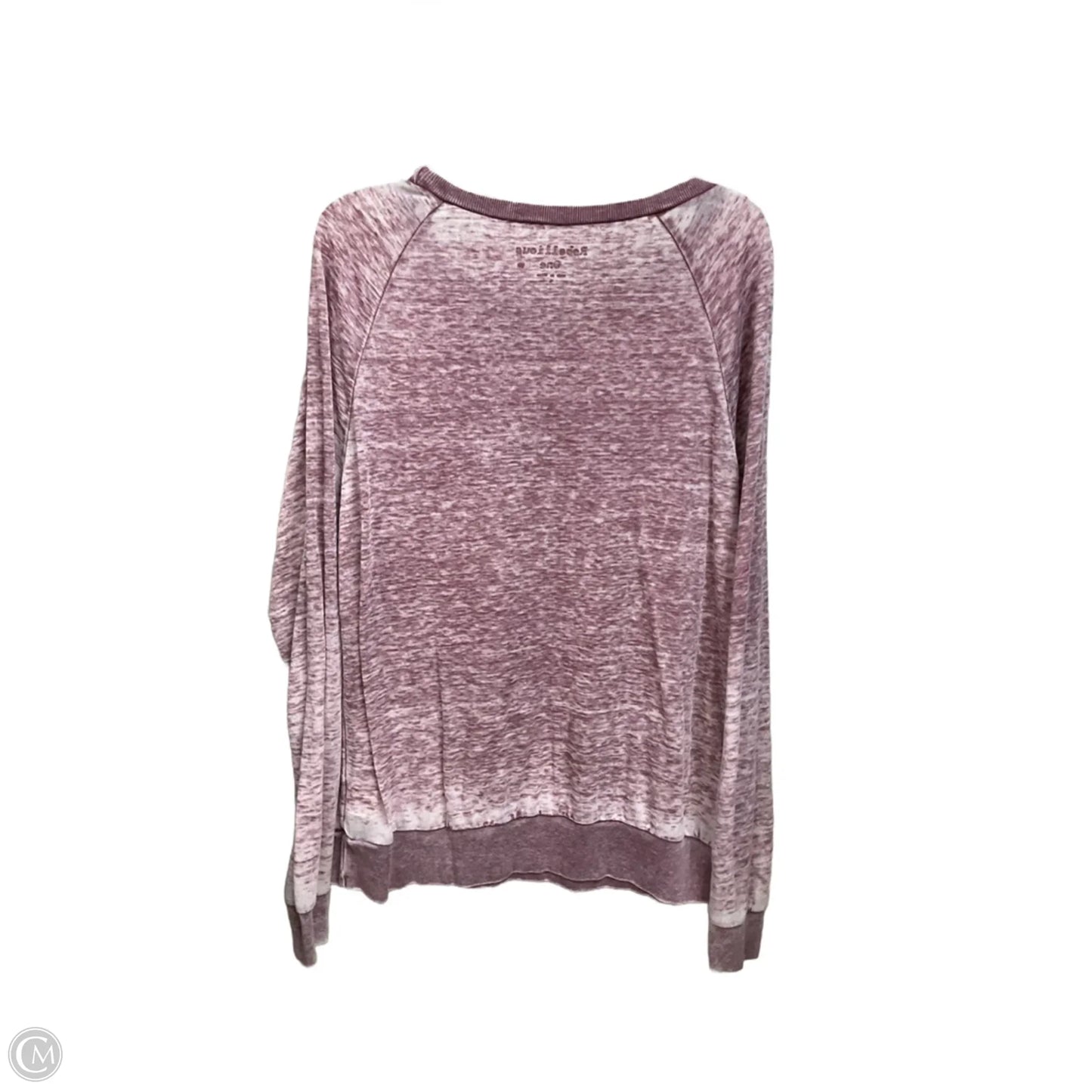 Top Long Sleeve Basic By Clothes Mentor In Purple, Size: L