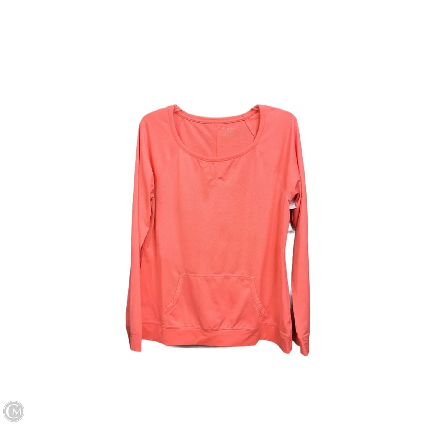 Athletic Top Long Sleeve Crewneck By Tek Gear In Pink, Size: L