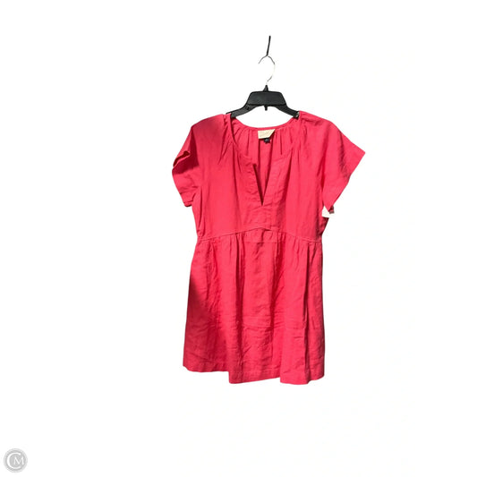 Tunic Short Sleeve By Cmc In Pink, Size: S