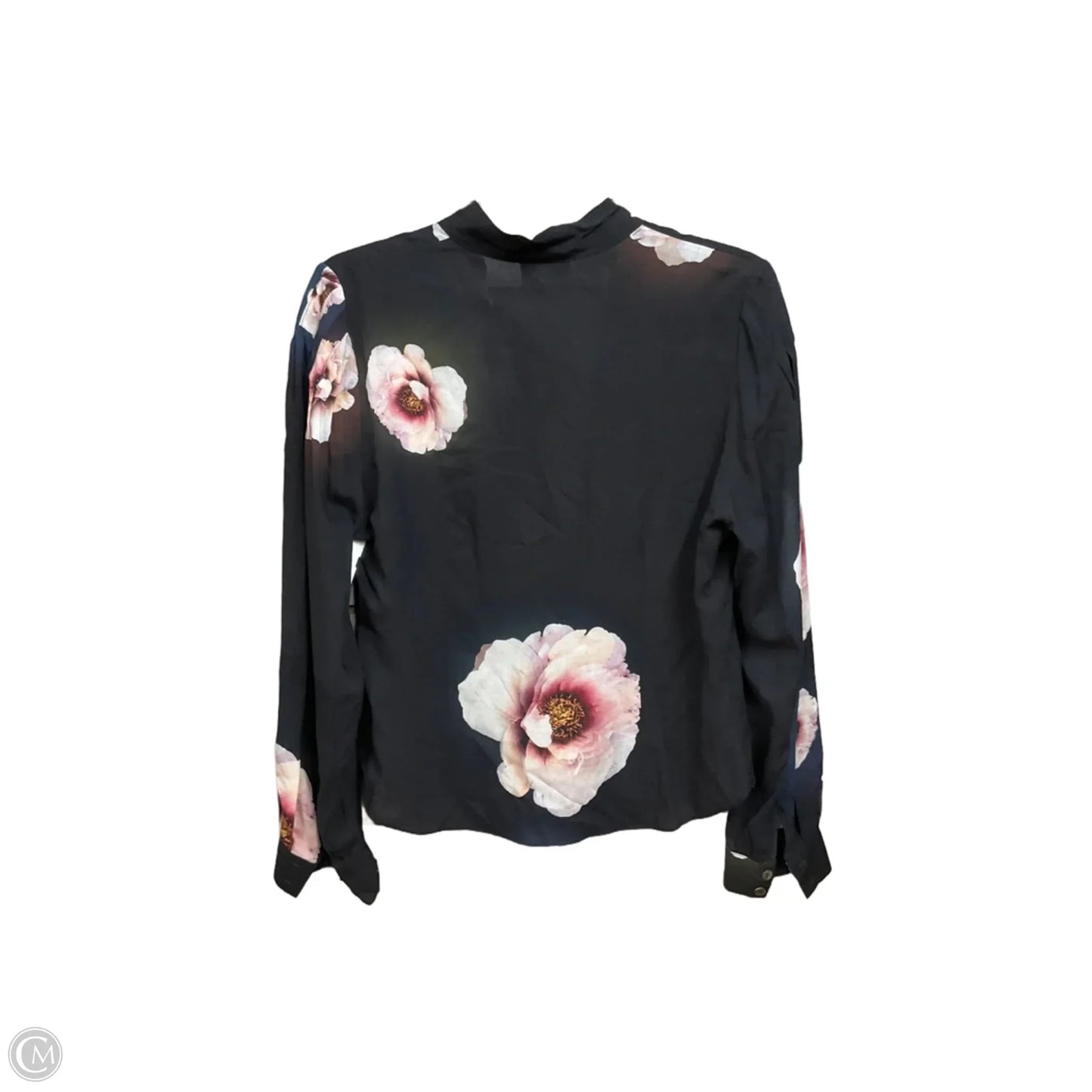 Top 2pc Long Sleeve By Clothes Mentor In Floral Print, Size: S