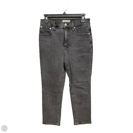 Jeans Skinny By Madewell In Black Denim, Size: 4p