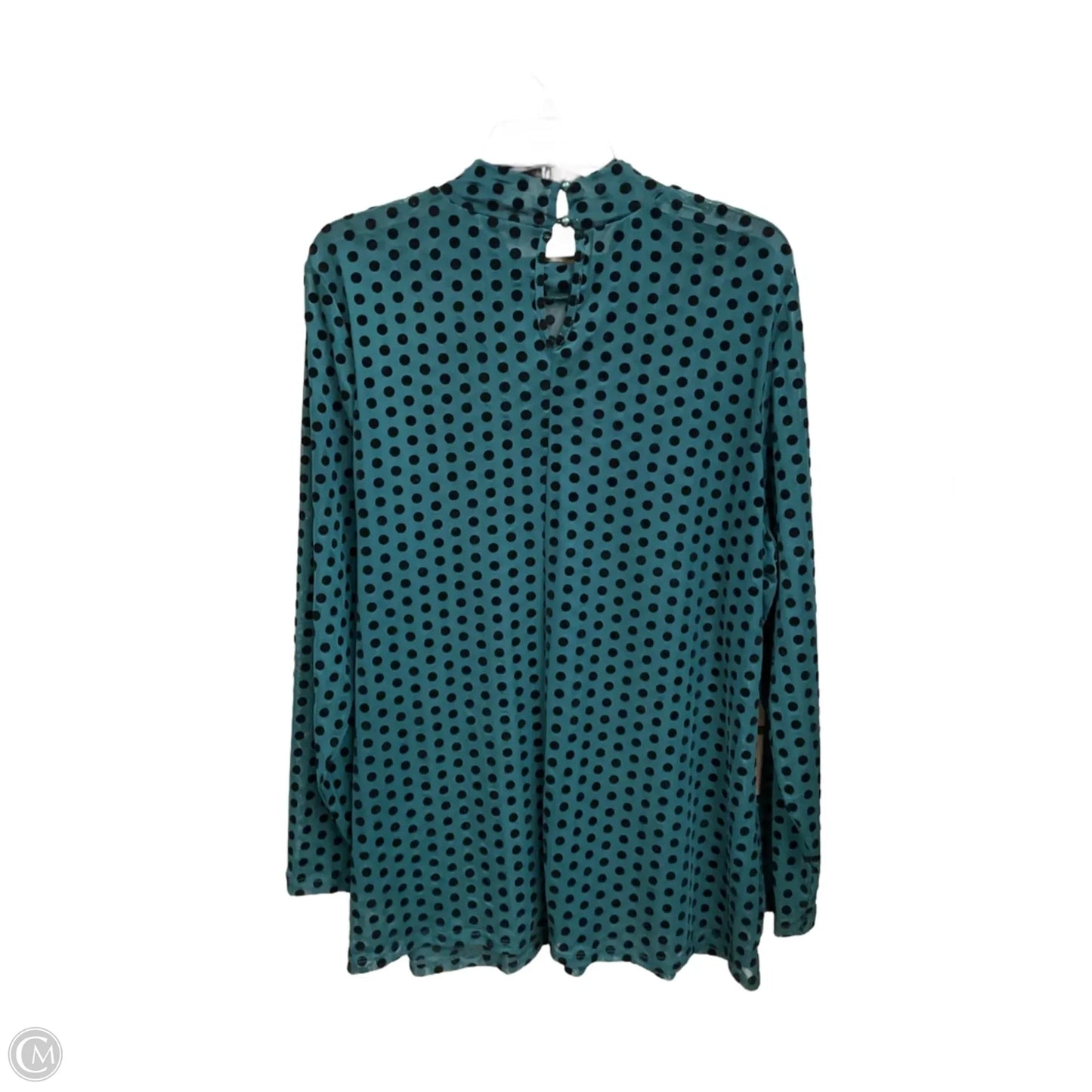 Top Long Sleeve By Lane Bryant In Polkadot Pattern, Size: 3x