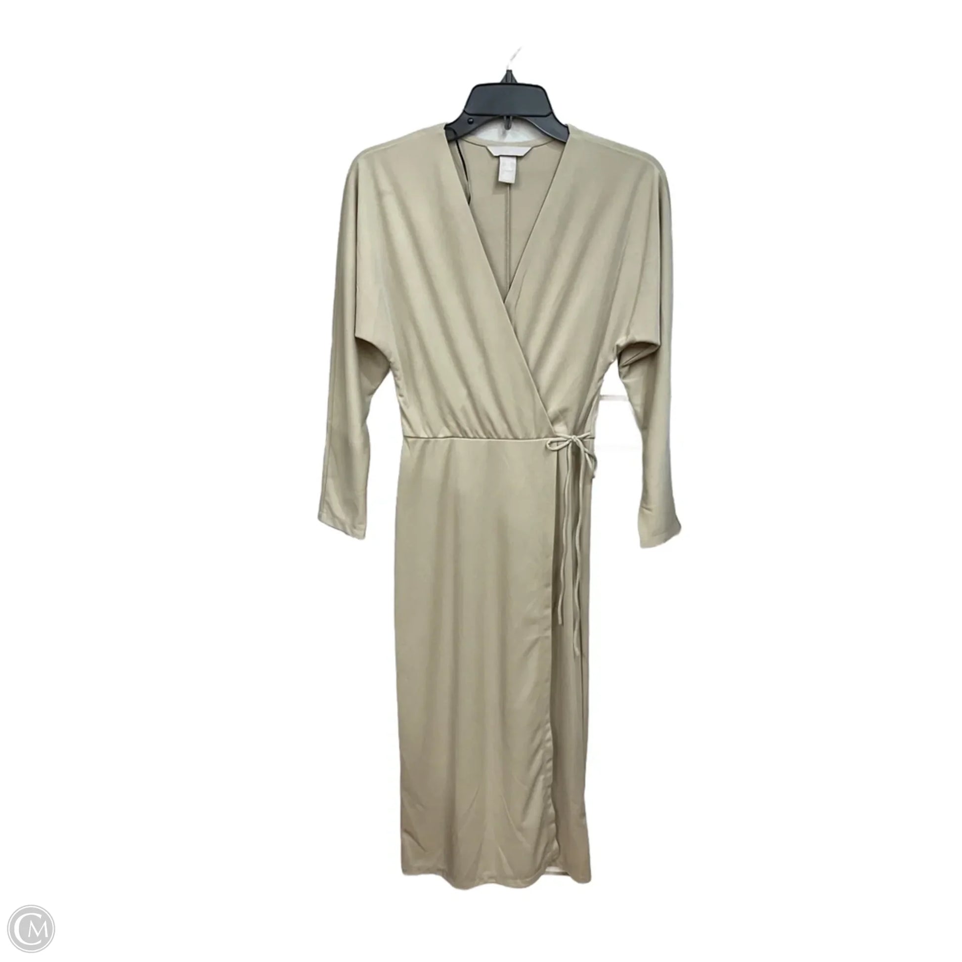 casual midi dress h&m Dress Casual Midi By H&M In Green, Size:Xs
