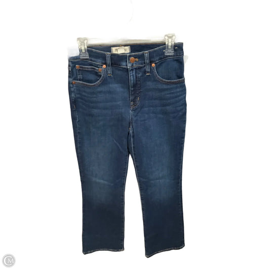 Jeans Straight By Madewell In Blue Denim, Size: 4