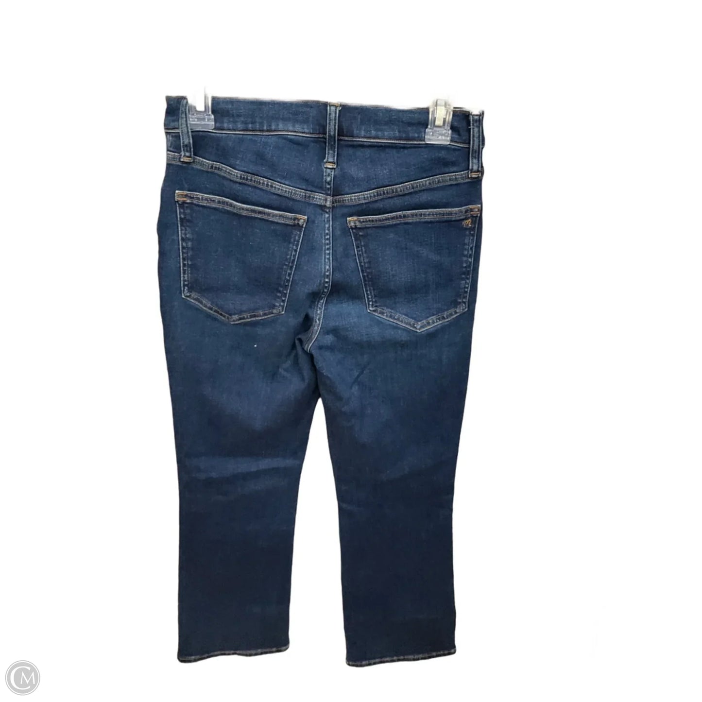 Jeans Straight By Madewell In Blue Denim, Size: 4